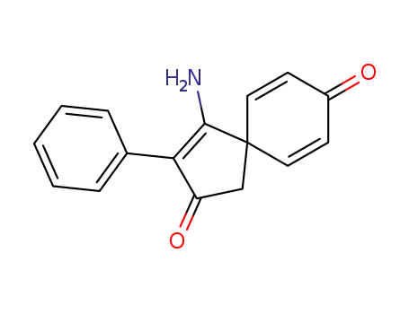 Molecular Structure of 62234-97-3 (Spiro[4.5]deca-3,6,9-triene-2,8-dione, 4-amino-3-phenyl-)