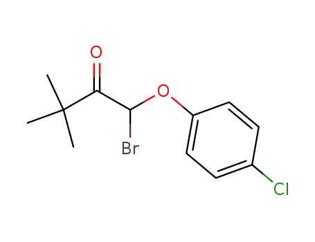 Molecular Structure of 38083-18-0 (2-Butanone, 1-bromo-1-(4-chlorophenoxy)-3,3-dimethyl-)