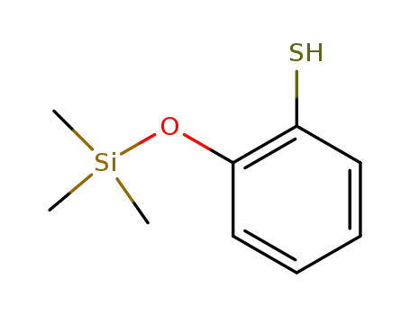 Molecular Structure of 58952-72-0 (Benzenethiol, 2-[(trimethylsilyl)oxy]-)