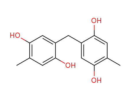 Molecular Structure of 3980-09-4 (1,4-Benzenediol, 2,2'-methylenebis[5-methyl-)