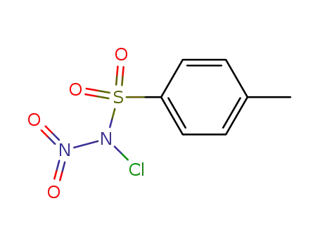 Molecular Structure of 28236-79-5 (Benzenesulfonamide, N-chloro-4-methyl-N-nitro-)