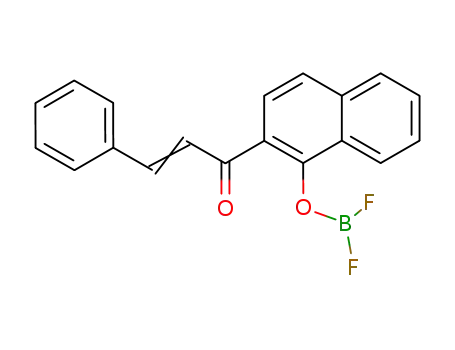 Molecular Structure of 22181-78-8 (2-Propen-1-one, 1-[1-[(difluoroboryl)oxy]-2-naphthalenyl]-3-phenyl-)