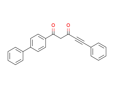 Molecular Structure of 38186-95-7 (4-Pentyne-1,3-dione, 1-[1,1'-biphenyl]-4-yl-5-phenyl-)