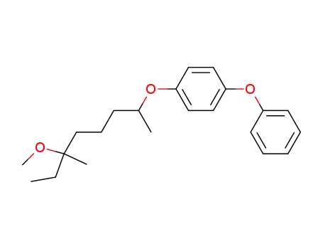 Benzene, 1-[(5-methoxy-1,5-dimethylheptyl)oxy]-4-phenoxy-