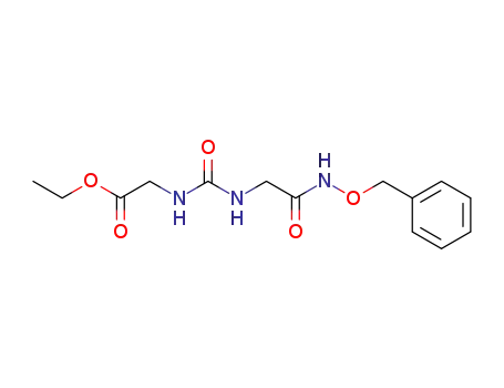 Molecular Structure of 63648-93-1 (Glycine, N-[[[2-oxo-2-[(phenylmethoxy)amino]ethyl]amino]carbonyl]-,
ethyl ester)