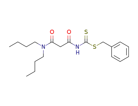 Molecular Structure of 60786-06-3 (Carbamodithioic acid, [3-(dibutylamino)-1,3-dioxopropyl]-, phenylmethyl
ester)