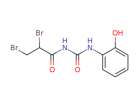 Propanamide, 2,3-dibromo-N-[[(2-hydroxyphenyl)amino]carbonyl]-