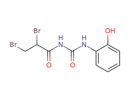 Molecular Structure of 58414-13-4 (Propanamide, 2,3-dibromo-N-[[(2-hydroxyphenyl)amino]carbonyl]-)