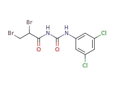 Molecular Structure of 58414-11-2 (Propanamide, 2,3-dibromo-N-[[(3,5-dichlorophenyl)amino]carbonyl]-)