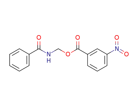 Molecular Structure of 61652-85-5 (Benzamide, N-[[(3-nitrobenzoyl)oxy]methyl]-)