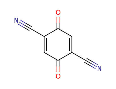 Molecular Structure of 4640-39-5 (1,4-Cyclohexadiene-1,4-dicarbonitrile, 3,6-dioxo-)
