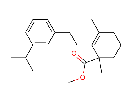 2-(m-Isopropyl-phenethyl)-1,2-dimethyl-1-methoxycarbonyl-Δ<sup>2</sup>-cyclohexen