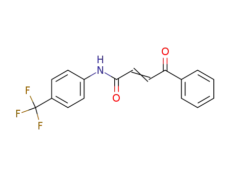 2-Butenamide, 4-oxo-4-phenyl-N-[4-(trifluoromethyl)phenyl]-