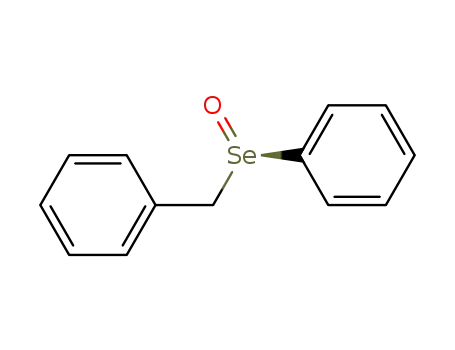 Benzene, [(phenylmethyl)seleninyl]-, (R)-