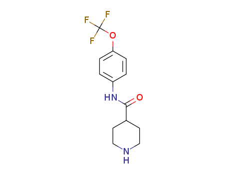 N-(4-Trifluoromethoxyphenyl)piperidine-4-carboxamide