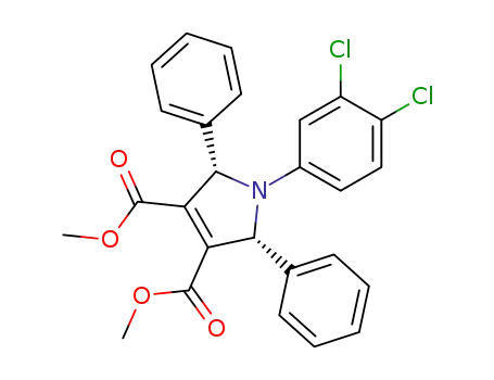 1H-Pyrrole-3,4-dicarboxylic acid,
1-(3,4-dichlorophenyl)-2,5-dihydro-2,5-diphenyl-, dimethyl ester, trans-