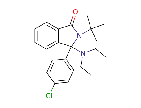 1H-Isoindol-1-one,
3-(4-chlorophenyl)-3-(diethylamino)-2-(1,1-dimethylethyl)-2,3-dihydro-