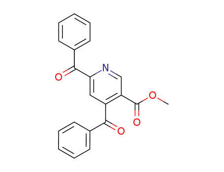 Molecular Structure of 63362-46-9 (3-Pyridinecarboxylic acid, 4,6-dibenzoyl-, methyl ester)