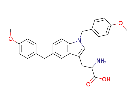 Tryptophan, 1,5-bis[(4-methoxyphenyl)methyl]-