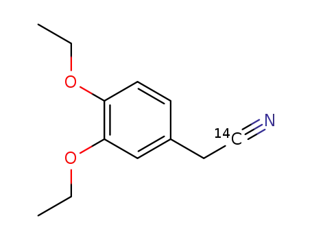 3.4-Diethoxyphenyl-acetonitril-1-<sup>14</sup>C