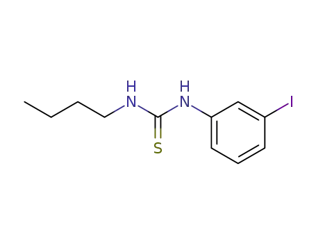 Molecular Structure of 53305-96-7 (Thiourea, N-butyl-N'-(3-iodophenyl)-)