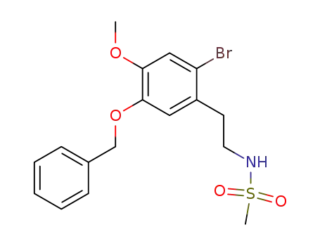 Methanesulfonamide,
N-[2-[2-bromo-4-methoxy-5-(phenylmethoxy)phenyl]ethyl]-