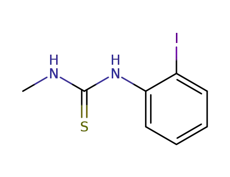 Molecular Structure of 53305-87-6 (Thiourea, N-(2-iodophenyl)-N'-methyl-)