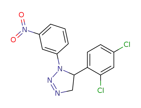 1H-1,2,3-Triazole, 5-(2,4-dichlorophenyl)-4,5-dihydro-1-(3-nitrophenyl)-