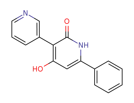 Molecular Structure of 63065-63-4 ([3,3'-Bipyridin]-2(1H)-one, 4-hydroxy-6-phenyl-)