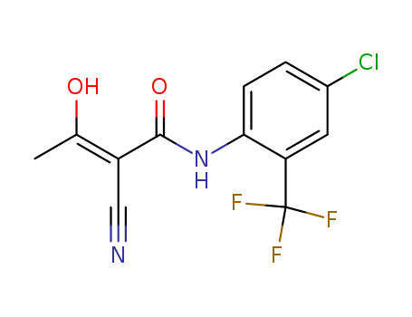 2-Butenamide,
N-[4-chloro-2-(trifluoromethyl)phenyl]-2-cyano-3-hydroxy-