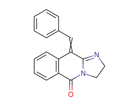 Molecular Structure of 62733-70-4 (Imidazo[1,2-b]isoquinolin-5(3H)-one,
2,10-dihydro-10-(phenylmethylene)-)