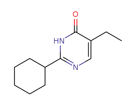 Molecular Structure of 61442-55-5 (4(1H)-Pyrimidinone, 2-cyclohexyl-5-ethyl-)