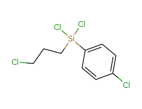 Molecular Structure of 61374-24-1 (Silane, dichloro(4-chlorophenyl)(3-chloropropyl)-)