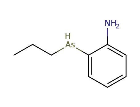 Molecular Structure of 63935-78-4 (Benzenamine, 2-(propylarsino)-)