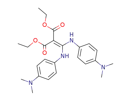 Molecular Structure of 3345-39-9 (2,2-Bis-(4-dimethylamino-anilino)-aethylendicarbonsaeure-diaethylester)