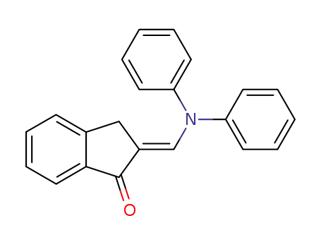 Molecular Structure of 62094-53-5 (1H-Inden-1-one, 2-[(diphenylamino)methylene]-2,3-dihydro-)