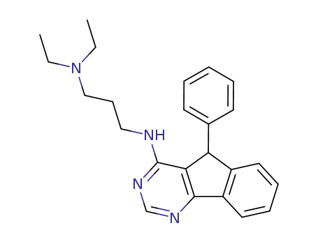 N(1),N(1)-Diethyl-N(3)-(5-phenyl-5H-indeno(1,2-d)pyrimidin-4-yl)-1,3-propanediamine
