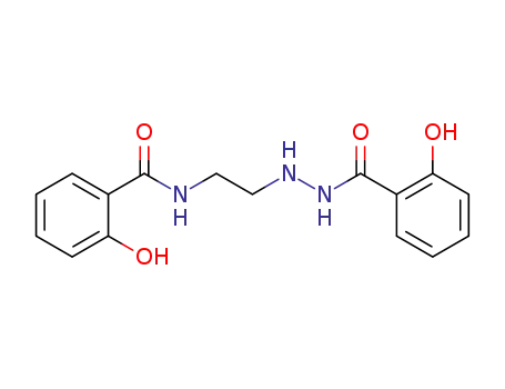 Molecular Structure of 61781-52-0 (Benzoic acid, 2-hydroxy-, 2-[2-[(2-hydroxybenzoyl)amino]ethyl]hydrazide)