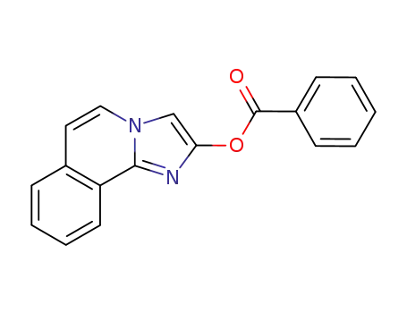 Molecular Structure of 62471-96-9 (Imidazo[2,1-a]isoquinolin-2-ol, benzoate (ester))