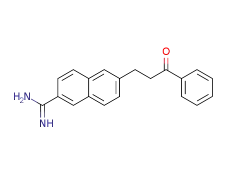 2-Naphthalenecarboximidamide, 6-(3-oxo-3-phenylpropyl)-