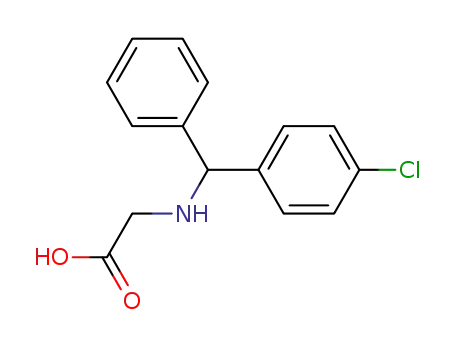 Molecular Structure of 71280-71-2 (Glycine, N-[(4-chlorophenyl)phenylmethyl]-)