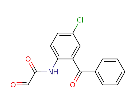 Molecular Structure of 38404-10-3 (Acetamide, N-(2-benzoyl-4-chlorophenyl)-2-oxo-)