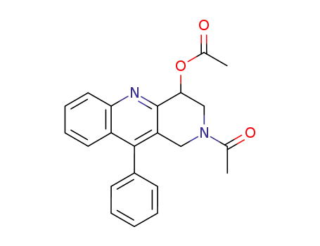 Benzo[b][1,6]naphthyridin-4-ol, 2-acetyl-1,2,3,4-tetrahydro-10-phenyl-,
acetate (ester)