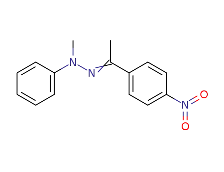 Ethanone, 1-(4-nitrophenyl)-, methylphenylhydrazone