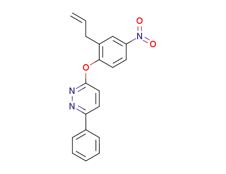 Molecular Structure of 61074-91-7 (Pyridazine, 3-[4-nitro-2-(2-propenyl)phenoxy]-6-phenyl-)