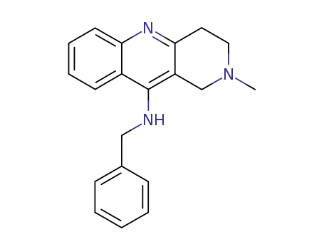 Molecular Structure of 59194-53-5 (Benzo[b][1,6]naphthyridin-10-amine,
1,2,3,4-tetrahydro-2-methyl-N-(phenylmethyl)-)