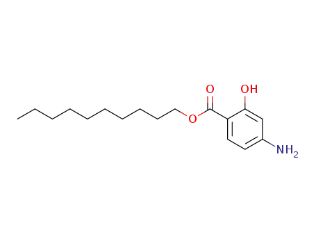 Molecular Structure of 16987-07-8 (Benzoic acid, 4-amino-2-hydroxy-, decyl ester)