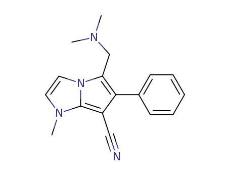 1H-Pyrrolo[1,2-a]imidazole-7-carbonitrile,  5-[(dimethylamino)methyl]-1-methyl-6-phenyl-