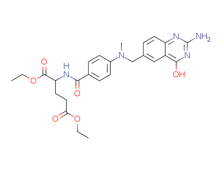 diethyl 2-[[4-[(2-amino-4-oxo-1H-quinazolin-6-yl)methyl-methyl-amino]benzoyl]amino]pentanedioate cas  58677-09-1