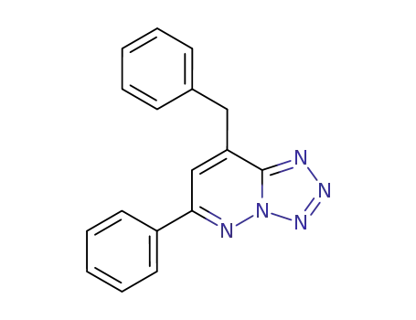 Molecular Structure of 64657-90-5 (Tetrazolo[1,5-b]pyridazine, 6-phenyl-8-(phenylmethyl)-)